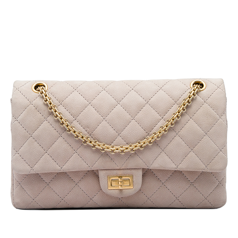 Pre-Loved Chanel Quilted Caviar Reissue 2.55 Double Flap 226